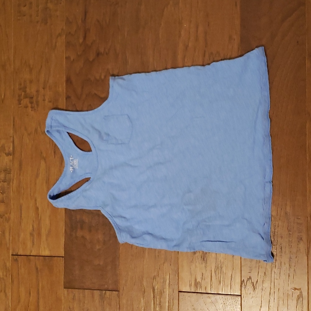 Sz L girls, blue, Place tanktop